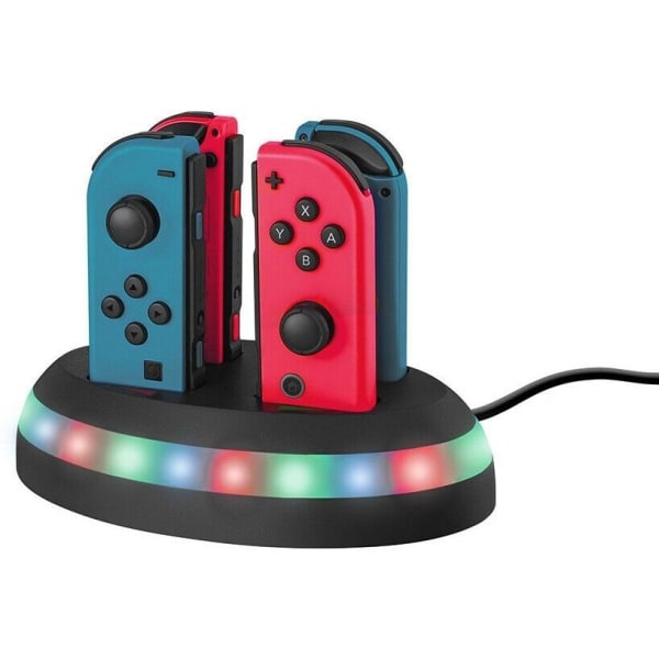 Ladestation til 4 Nintendo Joy-Con controllere