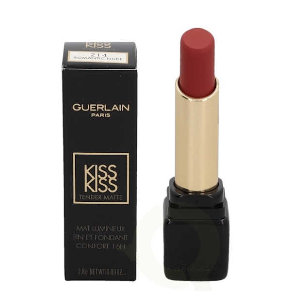 Guerlain Kiss Kiss Tender Matte Lipstick 2.8 gr #214 Romantic Nude