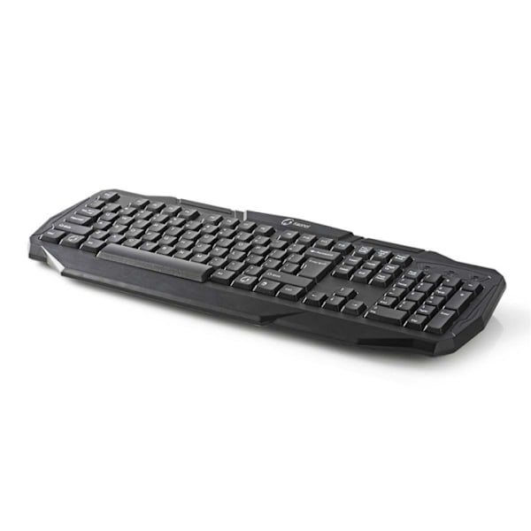 Nedis Trådat Gaming Tagentbord | USB 2.0 | Membrantangenter | LED | US International | US Layout | USB ström | Strömkabel längd: 1.50 m | Spel Svart