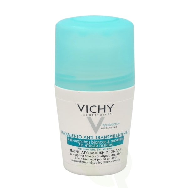 Vichy 48Hr Anti-Perspirant Roll-On 50 ml følsom hud - alkohol