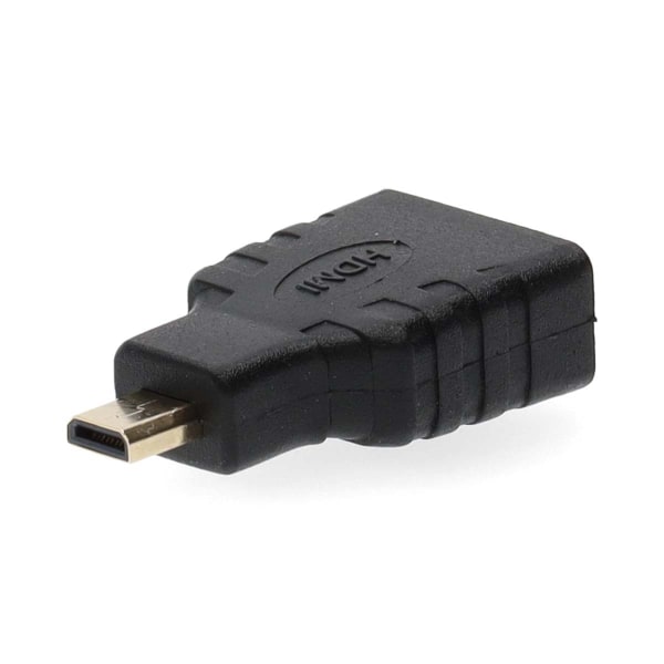 Nedis HDMI™ Adapter | HDMI™ Micro kontakt | HDMI™ Utgång | Guldplaterad | Rak | ABS | Svart | 1 st. | Låda