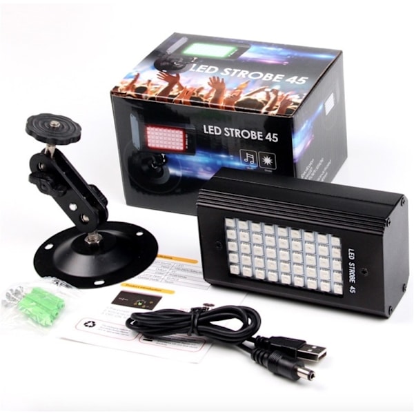 Stroboskop med LED, perfekt till disco