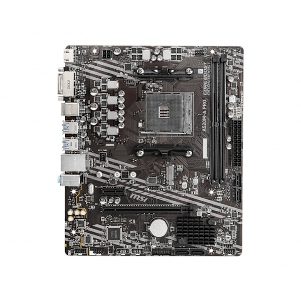 MSI A520M-A PRO emolevy AMD A520 Socket AM4 micro ATX
