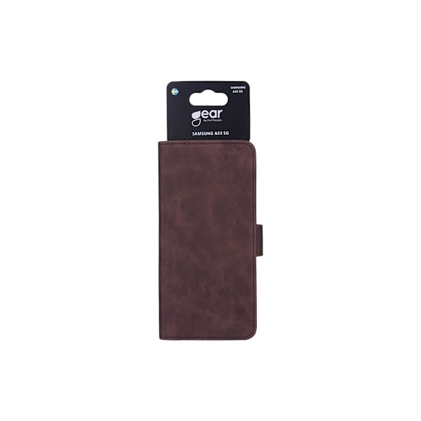 GEAR Wallet Brun - Samsung Galaxy A33 5G Brun