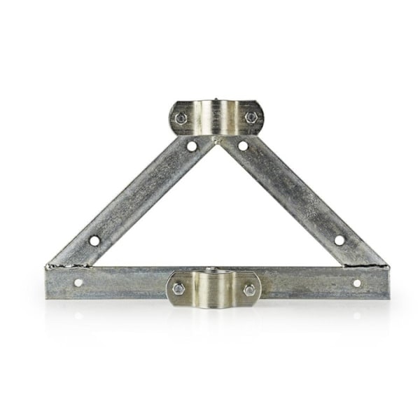 Nedis Satellite väggfäste | Avstånd till vägg: 90 mm | Diameterklämma: 32-42 mm | Stål | Silver Silver