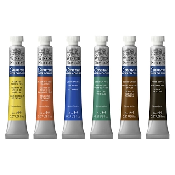 Cotman Water Color Tubset 6x8 ml
