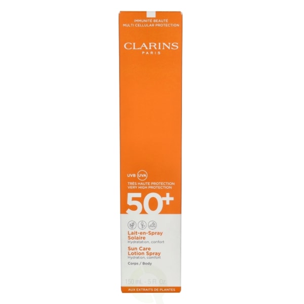 Clarins Sun Care Lotion Spray Body SPF50+ 150 ml Hydration Comfo