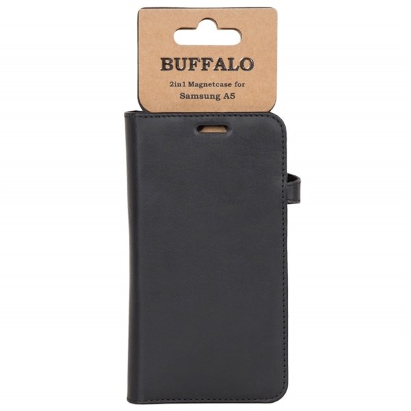 Buffalo Wallet Læder Samsung A5 2017 Sort Svart