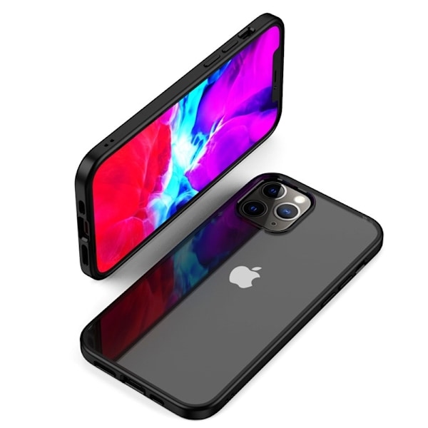 Elegant mobilcover til iPhone 12 mini, Sort Svart