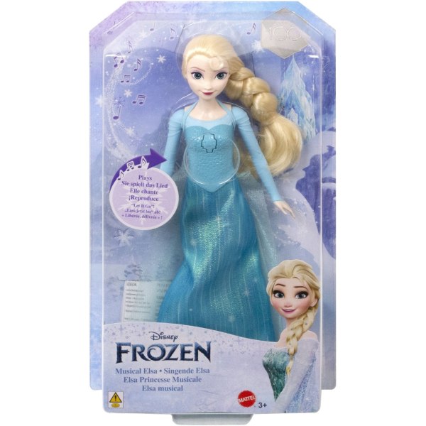 Disney Princess Frozen Musical Elsa docka