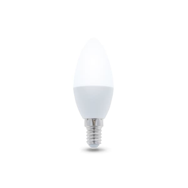 LED-lamppu E14, C37, 3W, 230V, 4500K, valkoinen neutraali