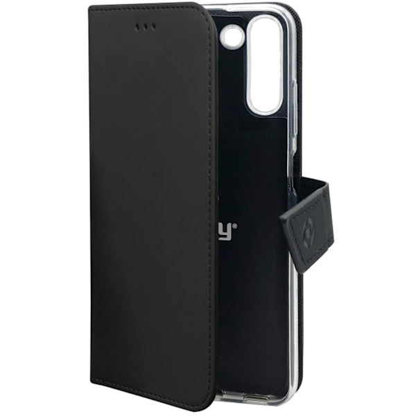 Celly Wallet Case Galaxy S23 5G Svart Svart