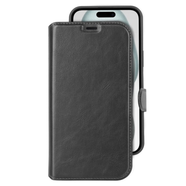 Champion 2-in-1 Slim wallet iPhone 15 Plus Svart