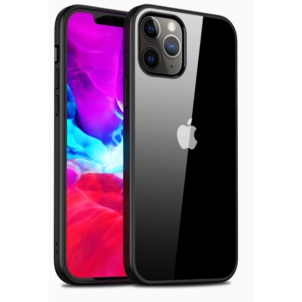 Elegant mobilcover til iPhone 12 mini, Sort Svart