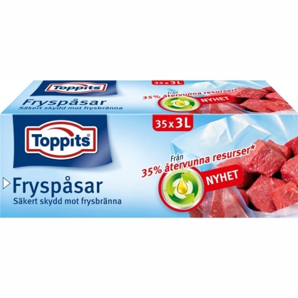 Toppits Fryspåsar 3L, STORPACK 9st