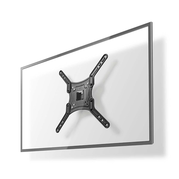 Nedis Tilt och vridbart TV väggfäste | 23 - 55 " | Maximal skärmvikt som stöds: 30 kg | Går att tilta | Roterbar | Minsta väggdistans: 67 mm | Maximal