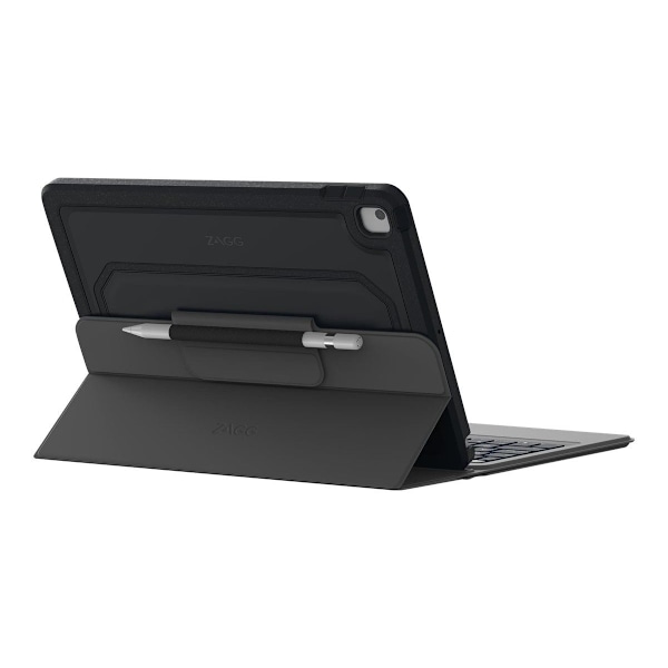 Zagg Rugged Messenger Keyboard Apple Ipad 10.2 Kb Charcoal Nordic Grå