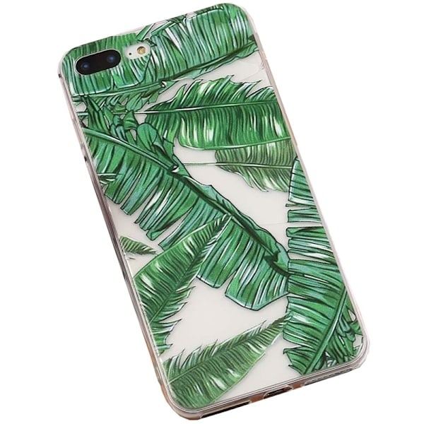 TPU Regnskogsskal till iPhone X/XS, Palmblad Transparent
