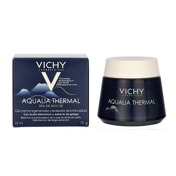 Vichy Aqualia Thermal Night Spa Gel-Creme 75 ml Med Hyaluronsyre