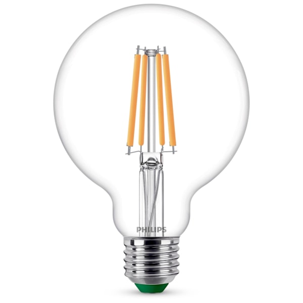 Philips LED E27 G95 Glob 4W (60W) Klar 840lm 2700K Energiklass A