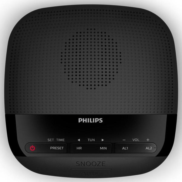 Philips Digital FM-klockradio Tio snabbval Två alarm