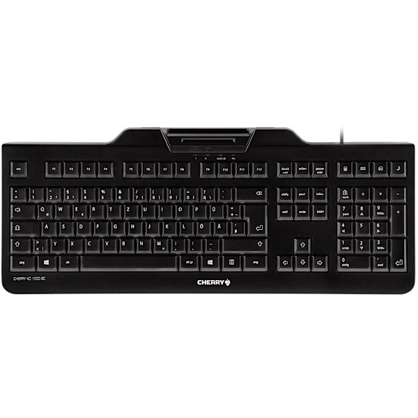 Cherry KC 1000 SC, tangentbord med kortläsare, nordisk layout, svart