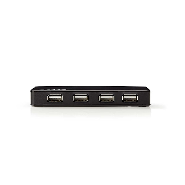 Nedis USB-hubb | USB A-Hane | USB-A Hona | 7-port port(s) | USB 2.0 | Strömadapter / USB ström | 7x USB