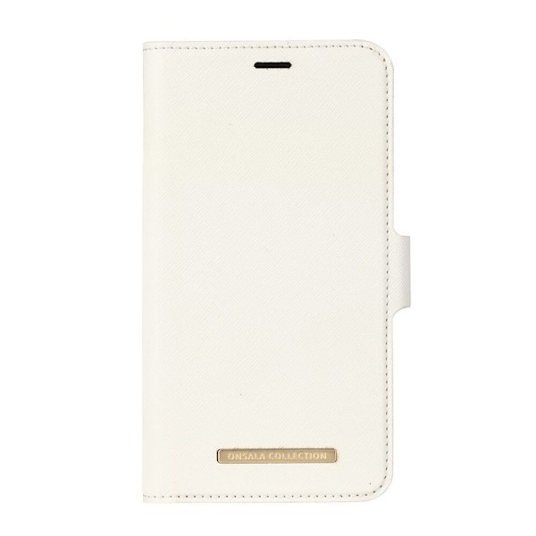 Onsala Mobilfodral Saffiano White - iPhone XR Vit