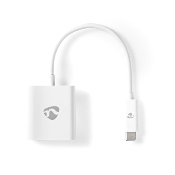 Nedis USB-C™ Sovitin | USB 3.2 Gen 1 | USB-C™ Uros | HDMI™ Ulostulo | 4K@30Hz | 0.20 m | Pyöreä | Niklattu | PVC | Valkoinen | Kirjekuori