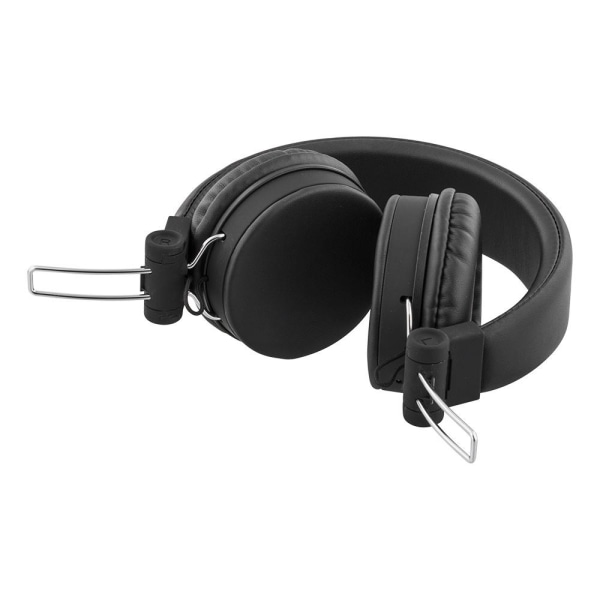 STREETZ headset for smartphone, microphone, 1-button, 1,5m, blac Svart