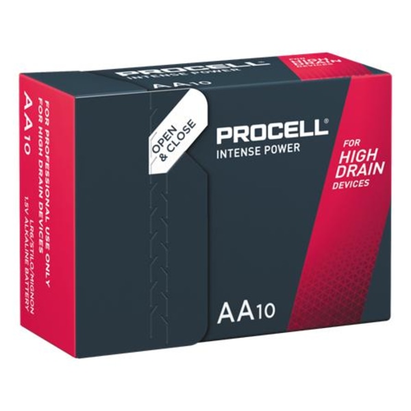 Procell Alkaline Intense AA-paristo, 1,5V, 10 x 10kpl Retail