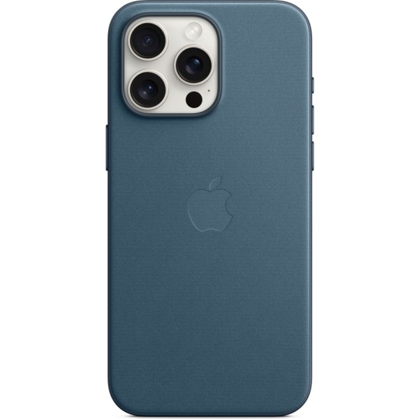 Apple iPhone 15 Pro Max FineWoven-fodral med MagSafe, Pacific Bl Blå