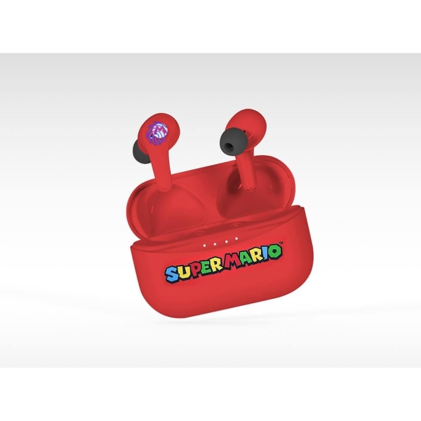 Super Mario Høretelefoner In-Ear TWS Super Mario Rød Röd
