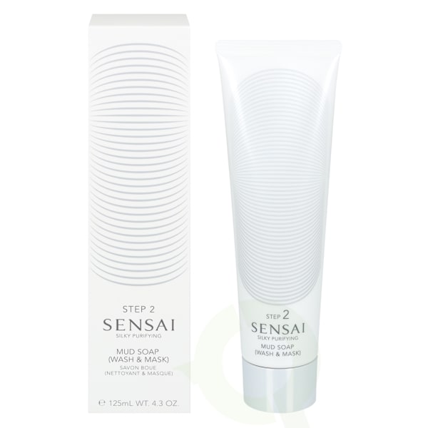Kanebo Sensai Step 2 Silky Purifying Mud Soap 125 ml Wash & Mask - For Oily Skin