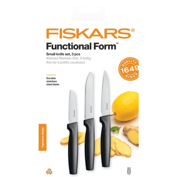 Fiskars Functional Form - knivset, 3 knivar