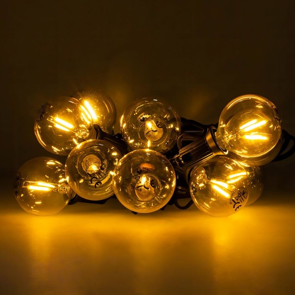 Forever Light Solcellsbelysning, LED-lampor IP44, 5,5m, Guld
