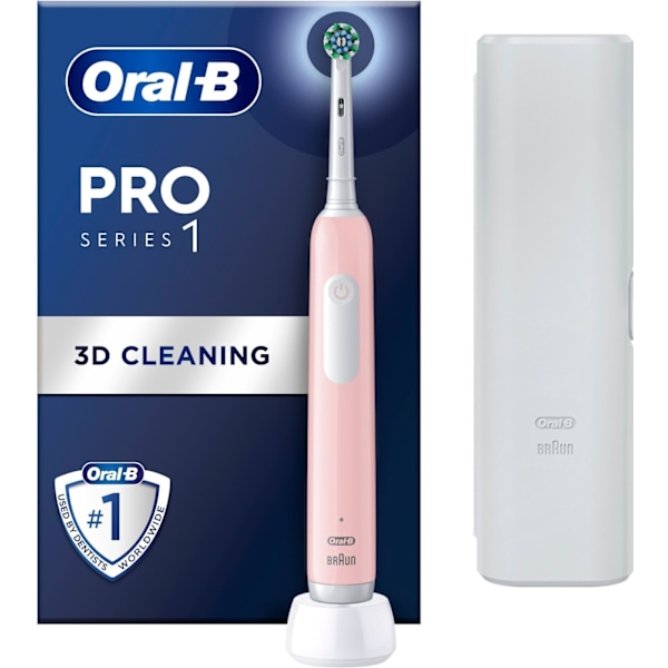 Oral B Pro Series 1 - elektrisk tandborste, rosa