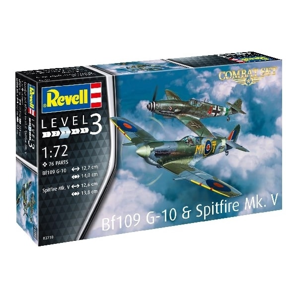 Revell 1:72 Combat Set Bf109G-10 & Spitfire Mk.V