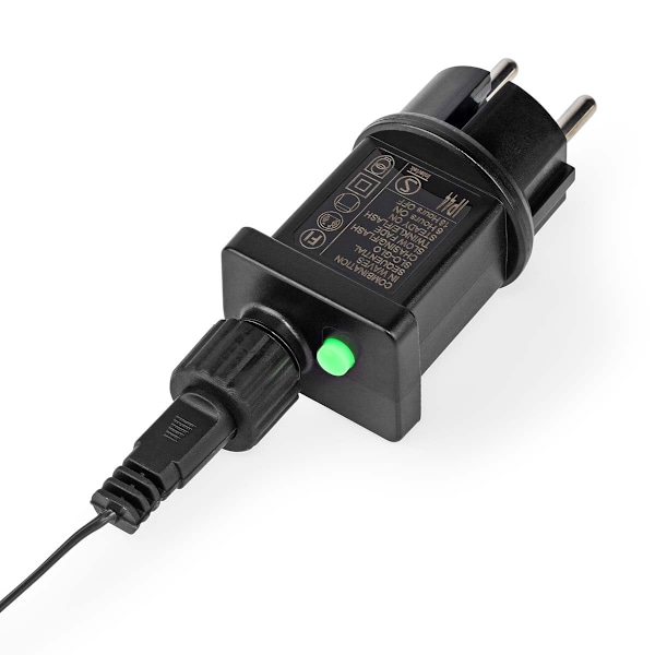 Nedis Dekorativa Istapps ljus | 360 LED's | Kall Vit | 9.00 m | Ljuseffekter: 7 | Strömadapter