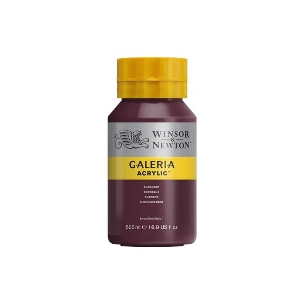 WINSOR Galeria Acrylic 500Ml Burgundy 075