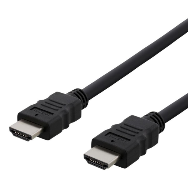 DELTACO HDMI-kabel CCS, HDMI High Speed m/Ethernet, FSC, 0,5 m, b