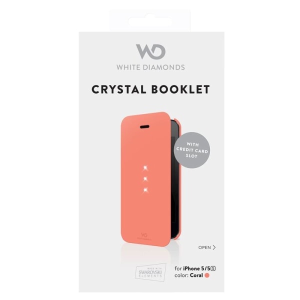 WD Crystal Booklet Coral iPhone 5/5s (1211TRI54) Orange