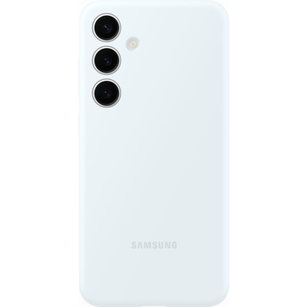 Samsung Galaxy S24+ Silicone Case -suojakotelo, valkoinen Vit