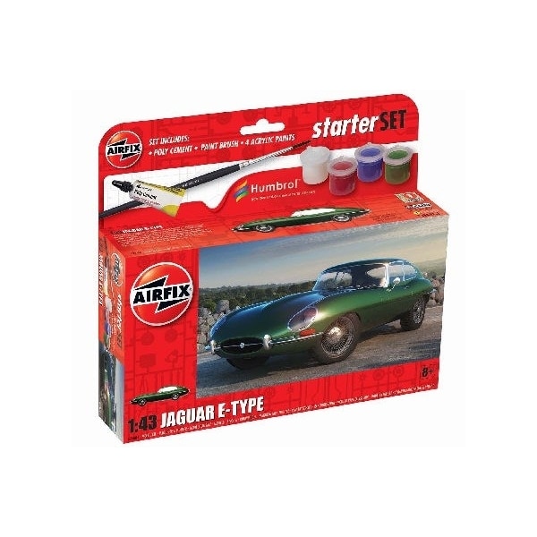 AIRFIX Small Starter Set 1:43 Jaguar E-Type
