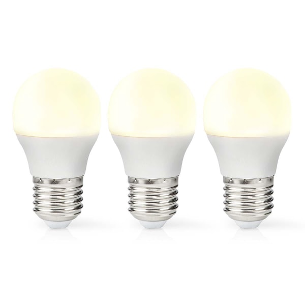 Nedis LED Lamppu E27 | G45 | 4.9 W | 470 lm | 2700 K | Lämmin Va f50c | 82  | Fyndiq