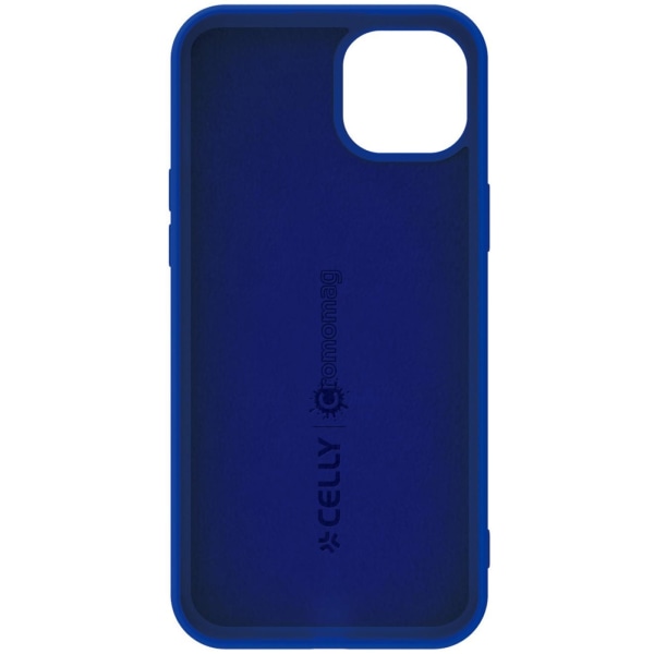 Celly Cromomag Soft rubber case MagSafe iPhone 15 Plus Blå Blå