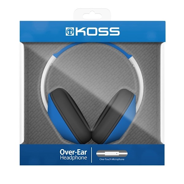 Koss UR23i Over Ear -kuulokkeet, yksi kosketus, mikrofoni, sininen Blå