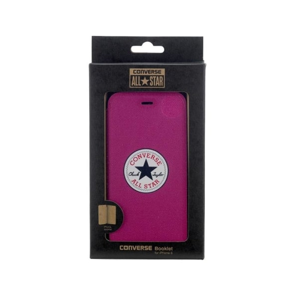 CONVERSE iPhone6 5,5" Booklet Canvas Pink Rosa