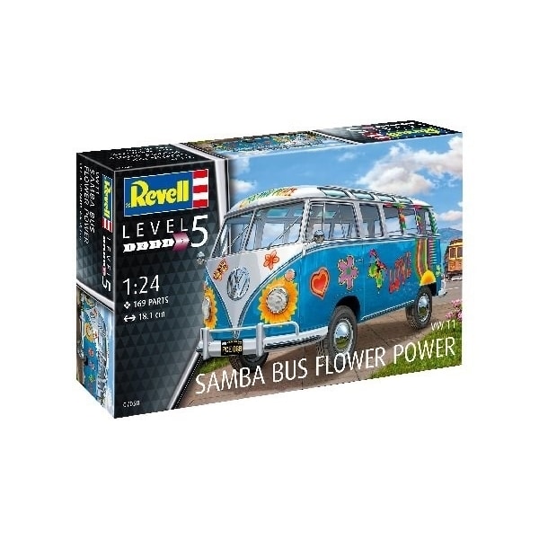 Revell VW T1 Samba Bus Flower Power