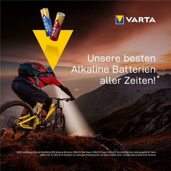 Varta LR6/AA (Mignon) (4906) batteri, 12 st. box alkaliskt manga